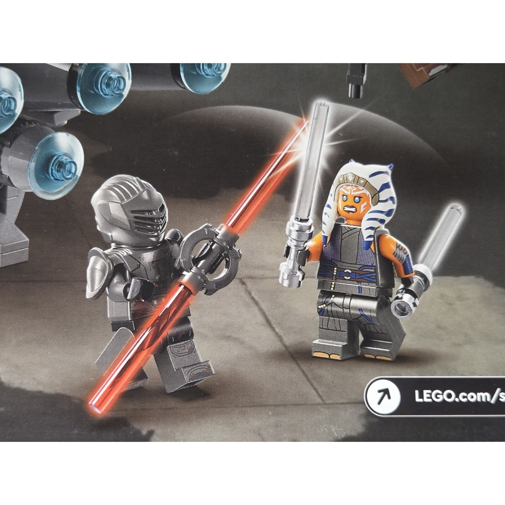 LEGO Star Wars Ahsoka Tano's T-6 Jedi Shuttle 75362 Complete Set 599 Pieces - Picture 10 of 12